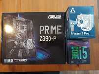 Asus PRIME Z390-P + Intel Core i5-9400F + Arctic Freezer + 16 GB DDR4