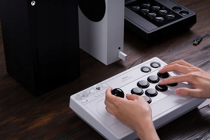 8bitdo Arcade Stick White Joystick Xbox One X|s Pc