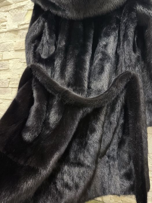 Норковая шуба с капюшоном Греция, ог 120