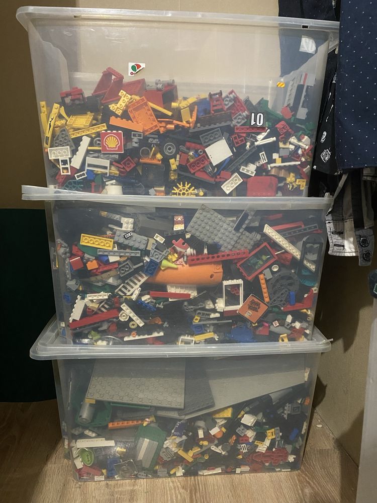 Klocki lego pudełka sporo kg