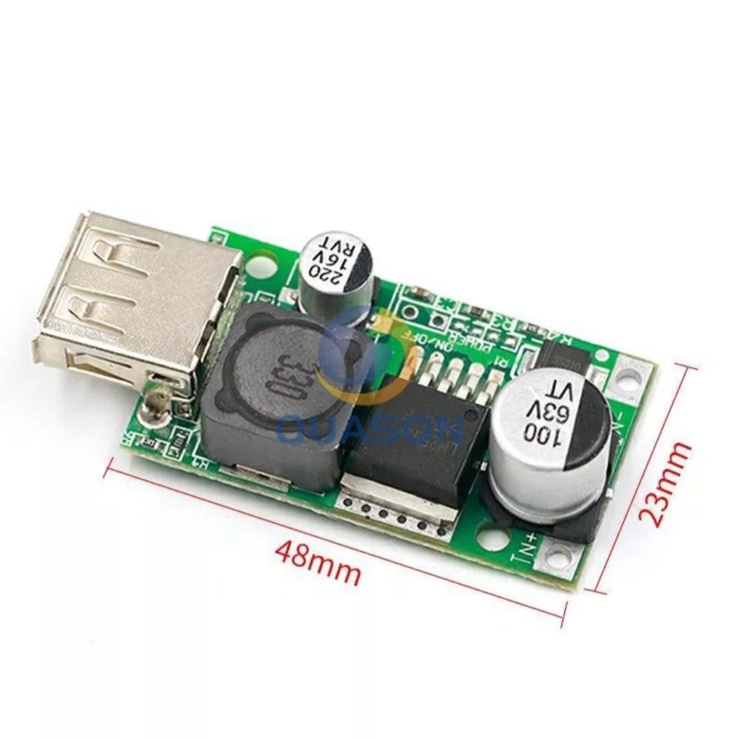 Преобразователь dc dc  понижающий. LM 2596 HV.  9- 48 В