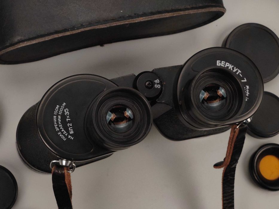 Бинокль БП2 7х35 Беркут (1984год) (Широкоугольный) Дальномерная Сетка