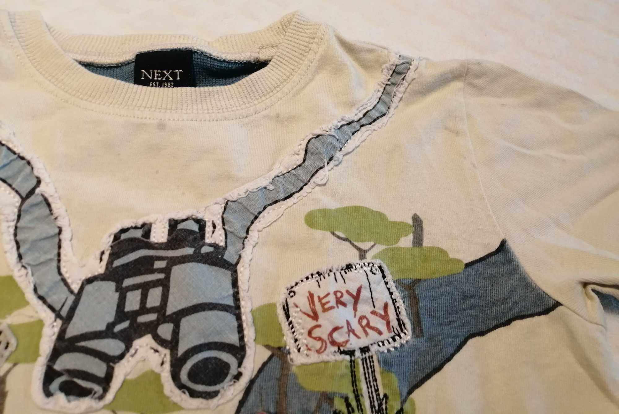 Koszulka, krótki rękaw, T-shirt, chłopięca, safari, 98, Next (Odzież)
