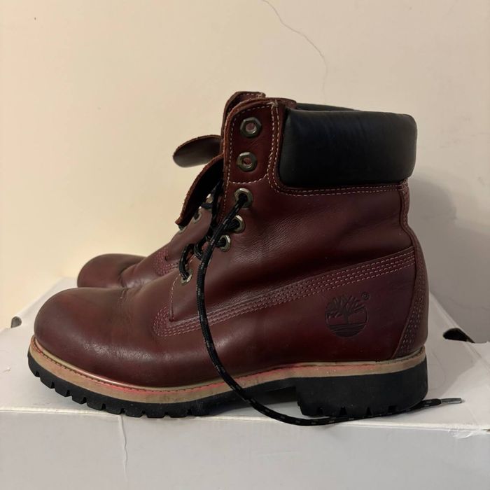 Вінтажні шкіряні чоботи Timberland