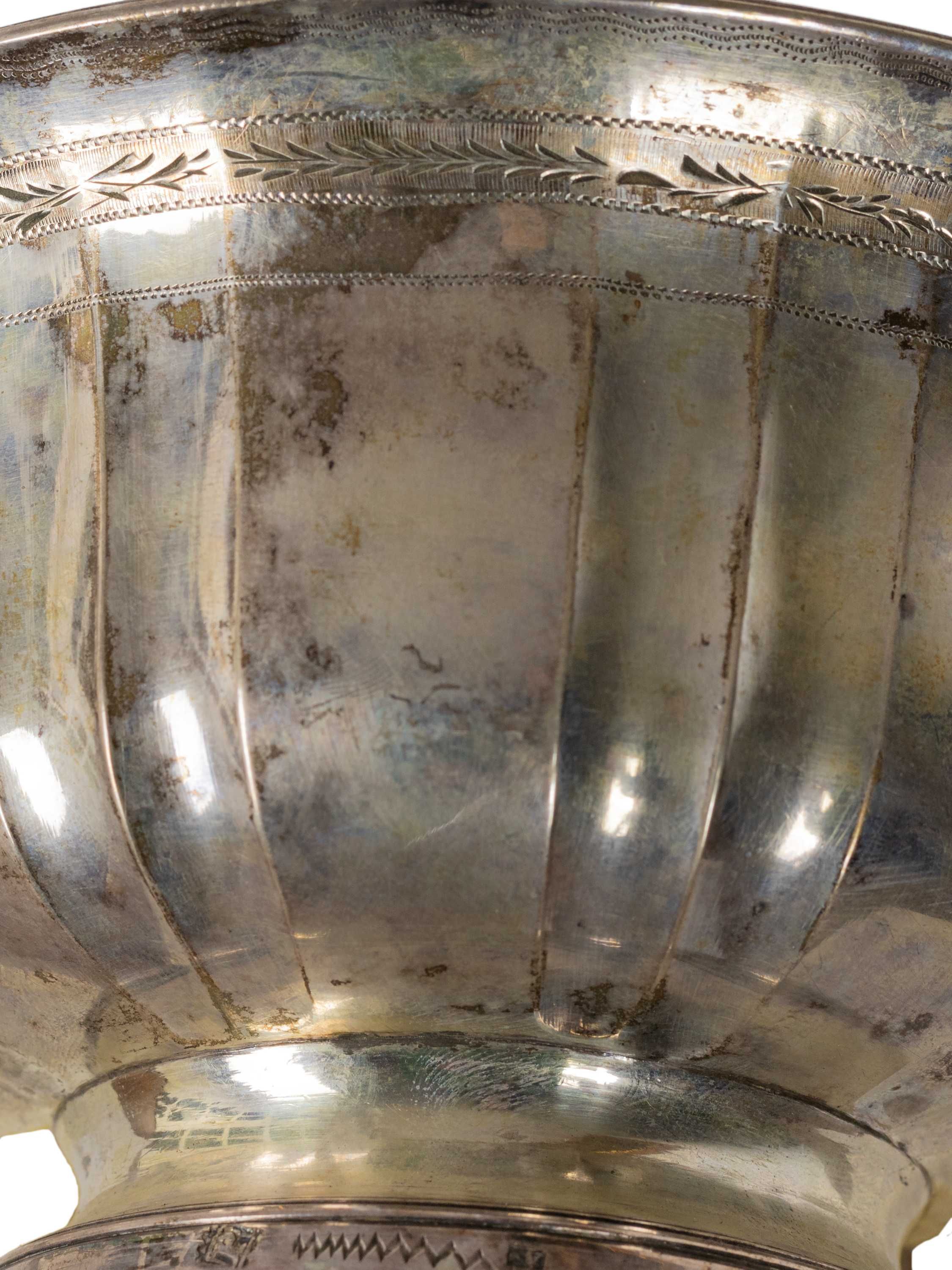 Taça prata Coroa d Maria | século XIX