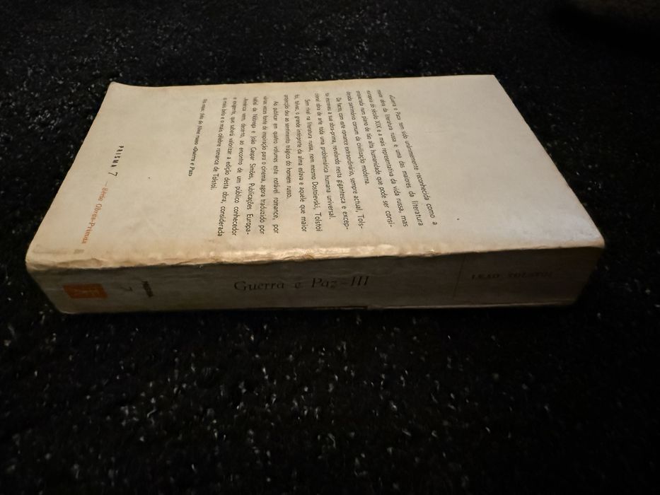 Livro Guerra e Paz, volume 3