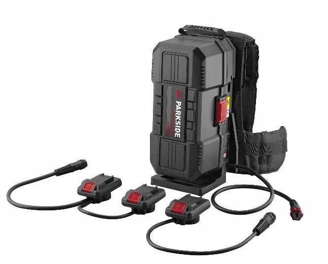 PARKSIDE PERFORMANCE plecak zasilający PPRA 20 A1 do 4 akumulatorów20V