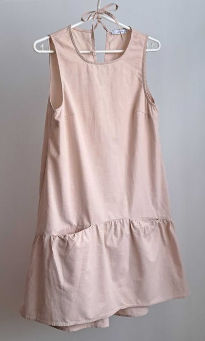 Sukienka bawełniana na ramiączkach - r. S