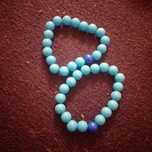 Pulseira de Miçangas Blue vibes
