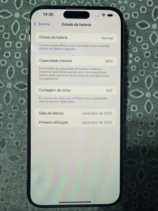 Iphone 15 Pro max 1 Tb Como Novo