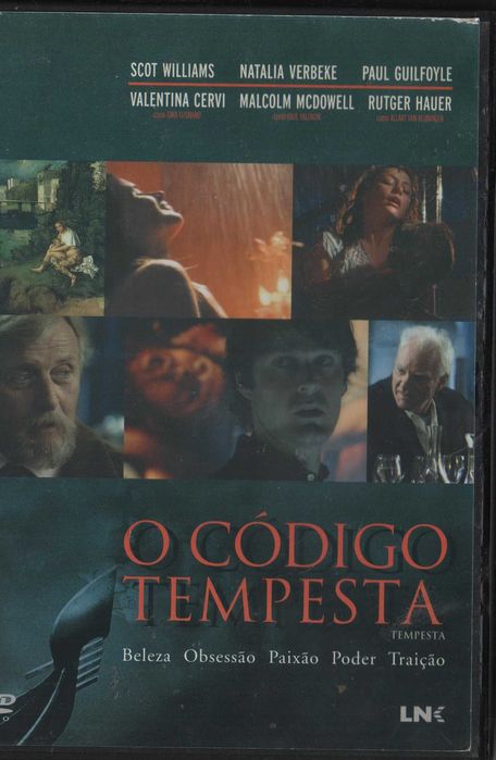 Dvd O Código Tempesta - thriller - Rutger Hauer