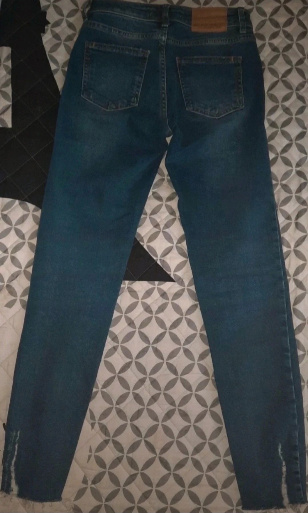 Spodnie, Zara, XS, dżinsowe, jeans
