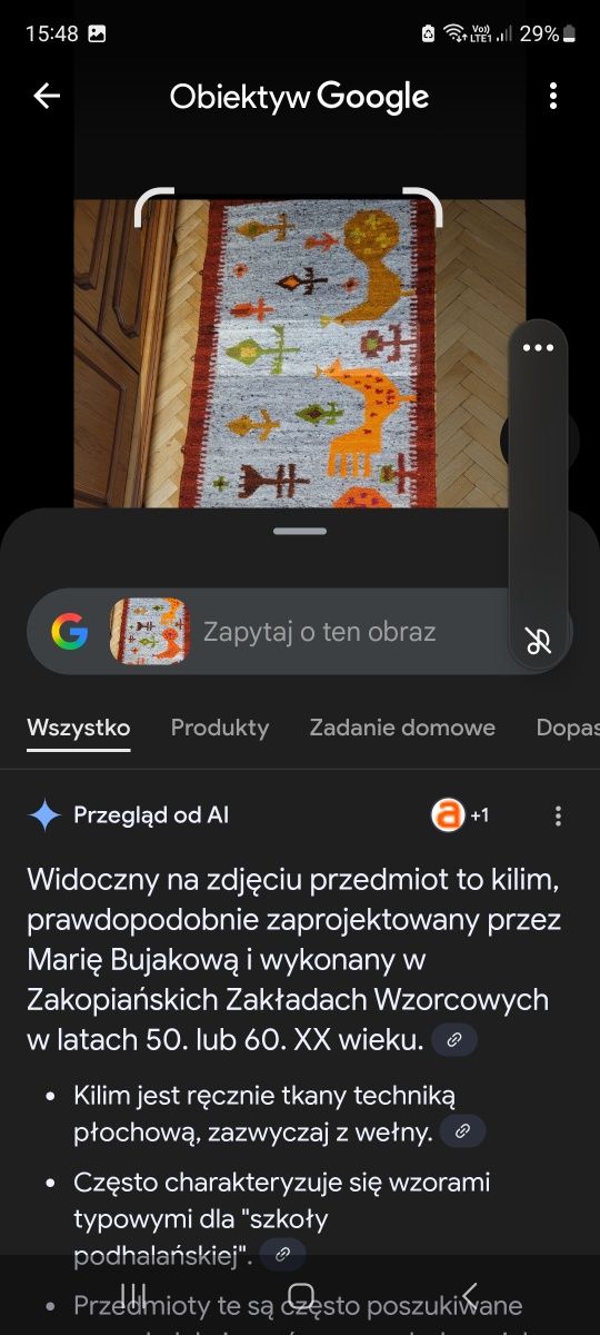M.Bujakowa? kilim gobelin Cepelia kolekcja inne PRL vintage WYSYŁKA