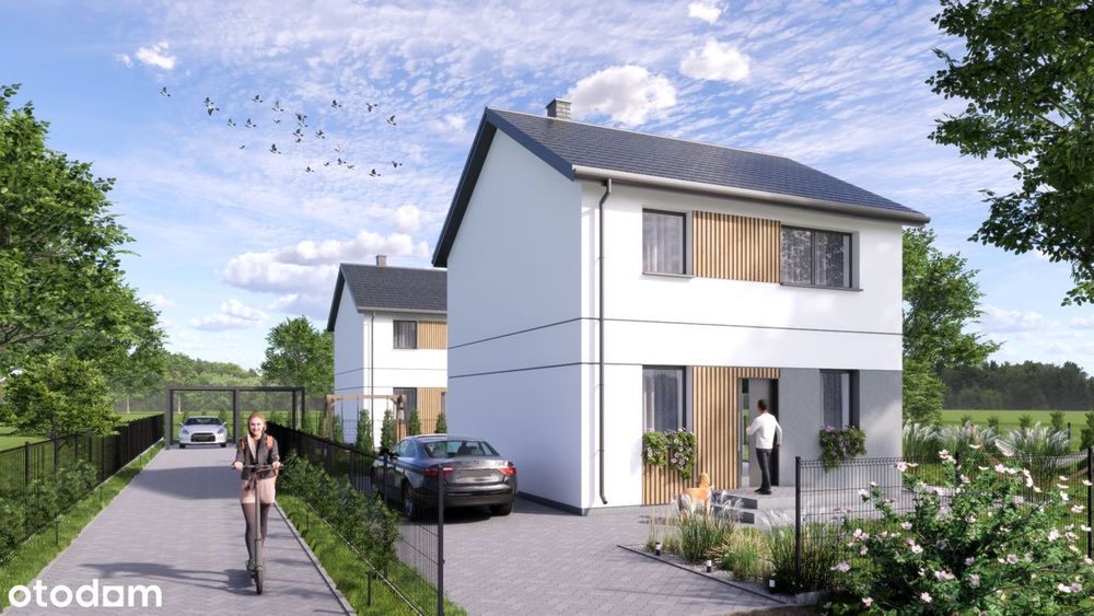 Dom wolnostojący 83,1m2 ul. Chmielna - Stan deweloperski