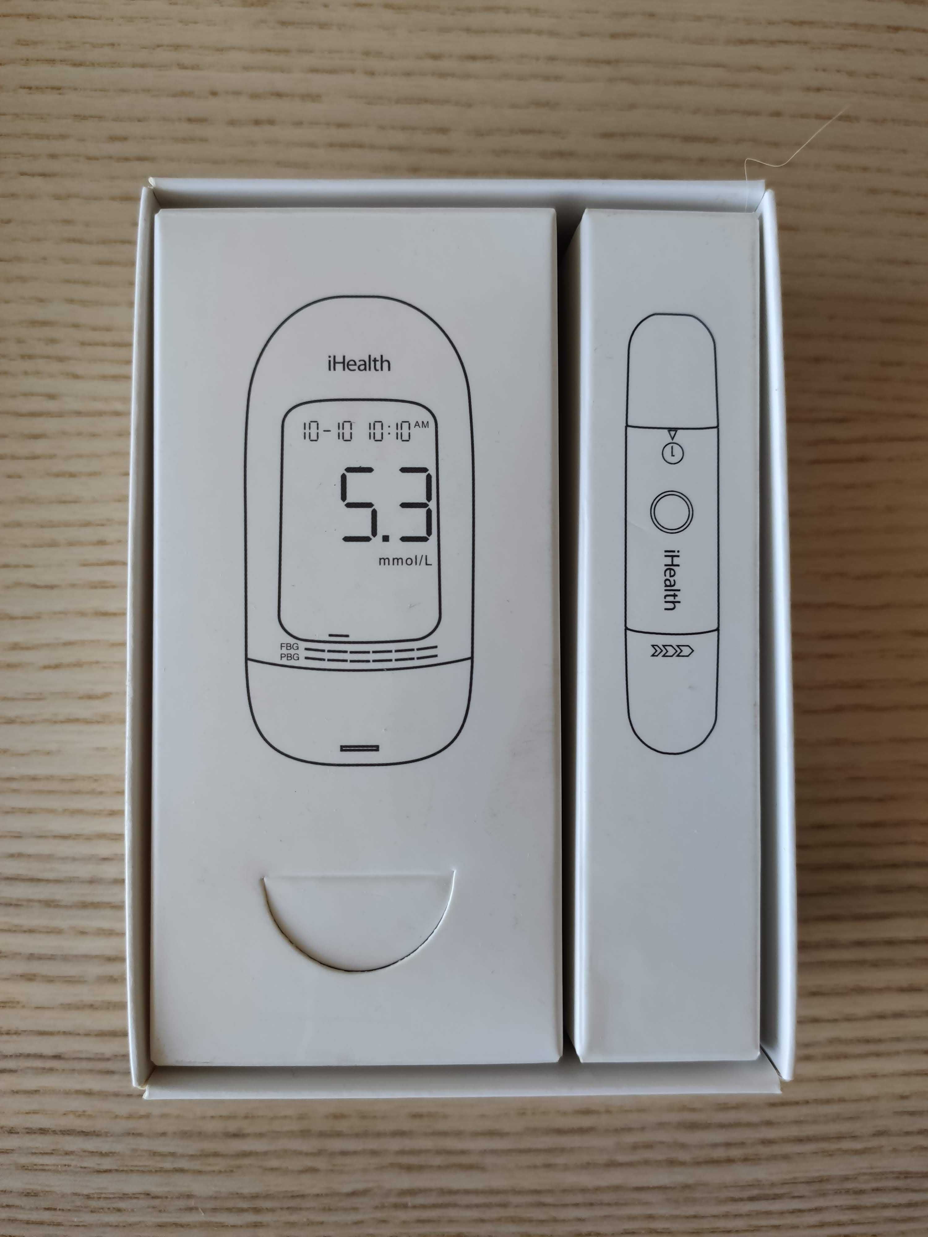 Глюкометр Xiaomi iHealth AG-607 + 100 ланцетів + 100 тест-смужок