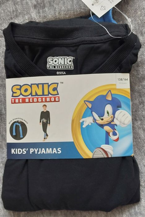 Nowa piżama chłopięca Sonic 158/164