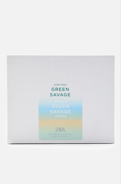 GREEN SAVAGE + GREEN SAVAGE Summer EDT 2 X 90 ML Zara NOVO