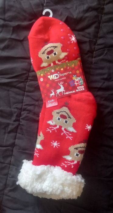 Novo Meias de Natal/Inverno Tamanho 36-41
