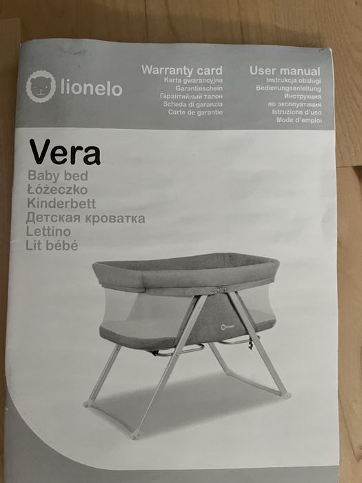 Łóżeczko Lionelo vera 3 w 1 z materacem