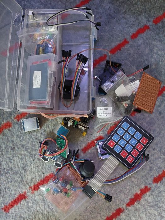 arduino zestaw + silnik krokowy  transformator moduł sterujacy