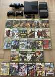 Xbox 360 Slim 120gb + Kinect Pack + 2 Comandos + 28 Jogos + (Oferta)