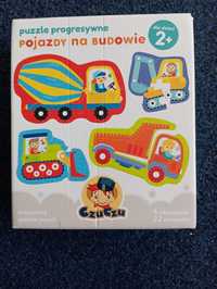 Puzzle Czuczu 2+ Pojazdy na budowie