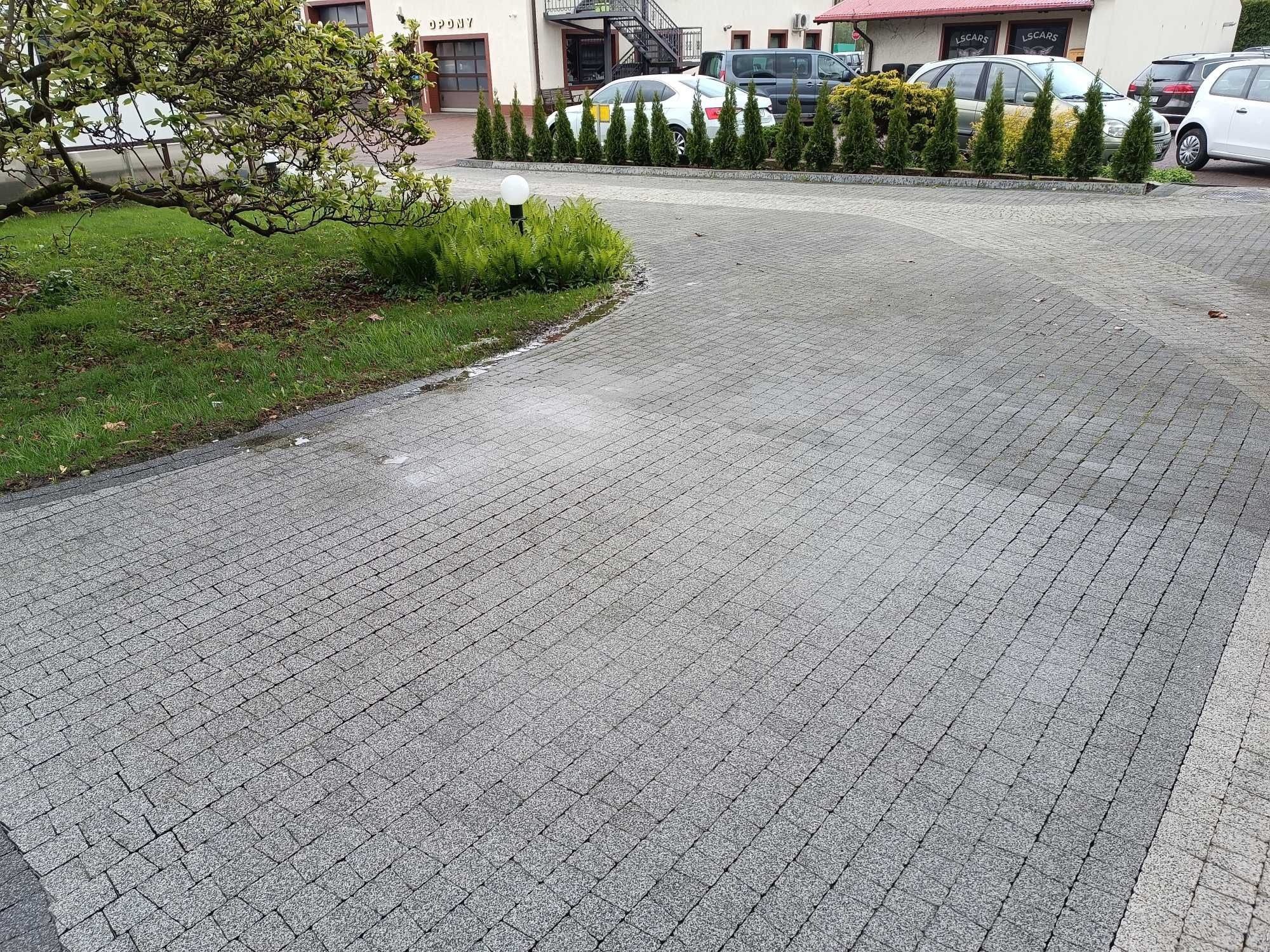 Mycie kostki brukowej, ogrodzeń, elewacji itp.