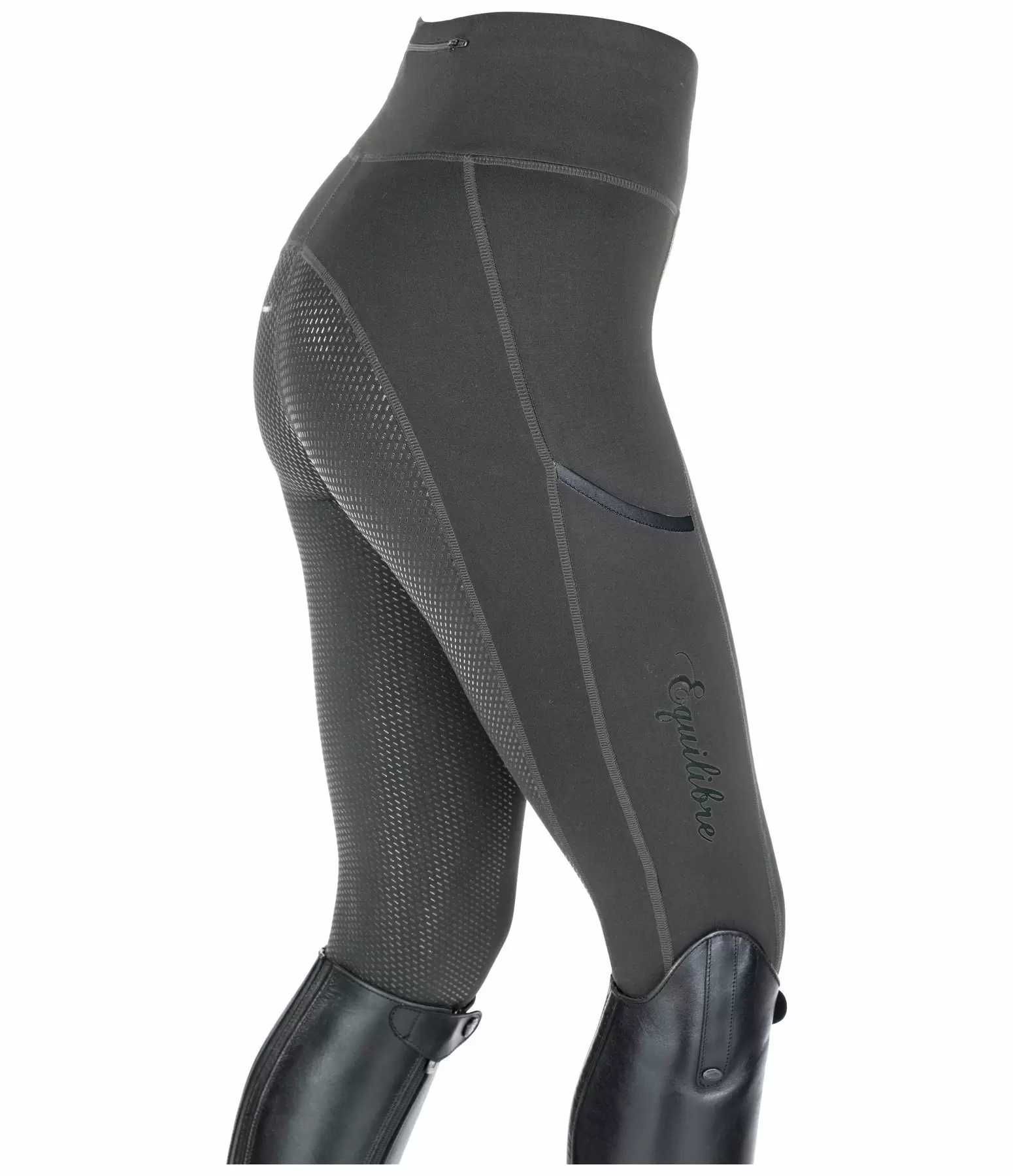 114. Legginsy jeździeckie Equilibre Isabelle, rozmiar XXXL (46)