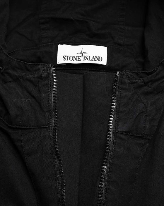 Куртка STONE ISLAND 23FW Brushed Cotton Anorak Black SI0245-BK