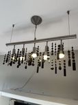 Lampa z kryształkami