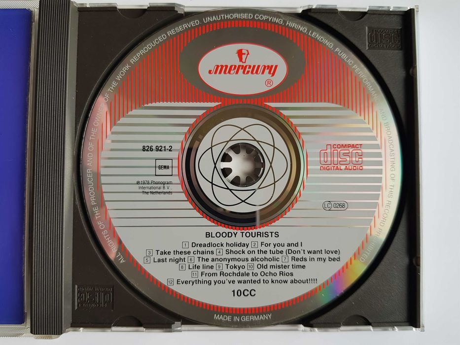 CD_10cc - Bloody Tourists /AAD Germany 1990 релиз/