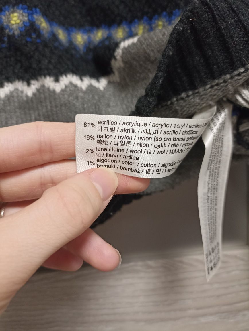 Sweter wzór bufki poszukiwany modny must have hit wełna Zara