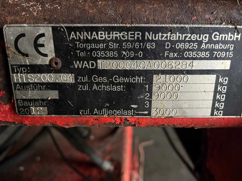 Rozrzutnik obornika uniwersalny Annaburger HTS 20.04