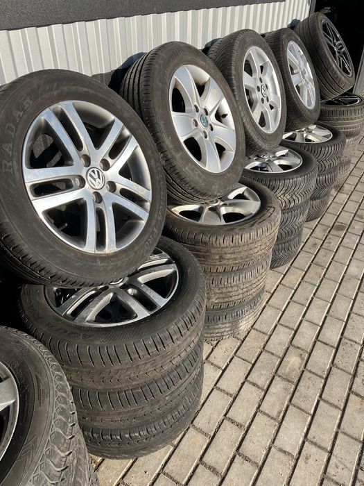 Диски титан Фольксваген колеса легкосплавні Гольф Пасат Тоуран Шкода