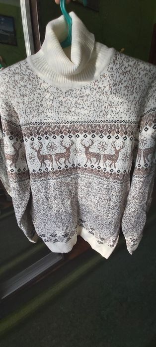 Свитер мужской тёплый 52-54р