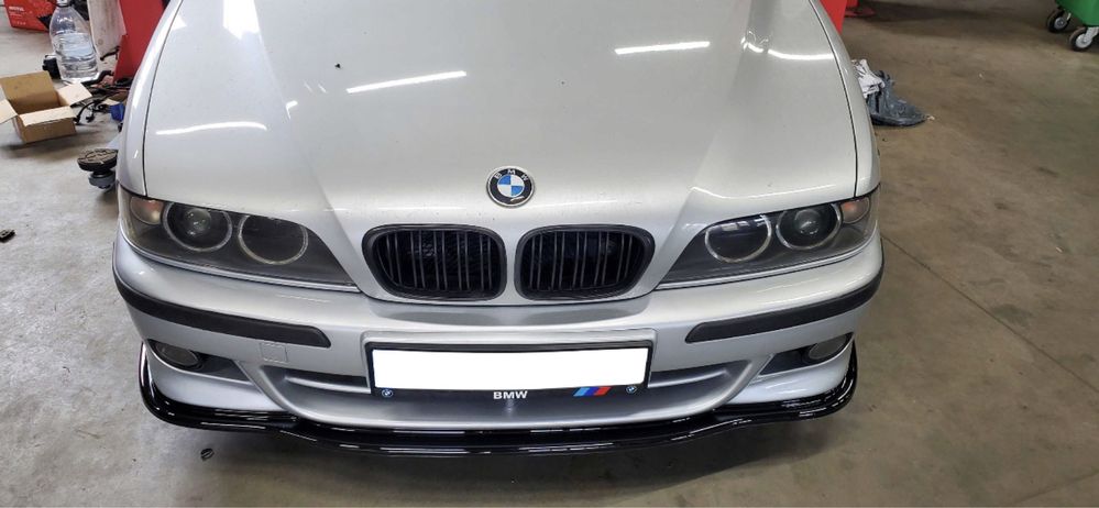 Губа сплитер BMW E39 M бампер бмв е39 м ABS черный глянец