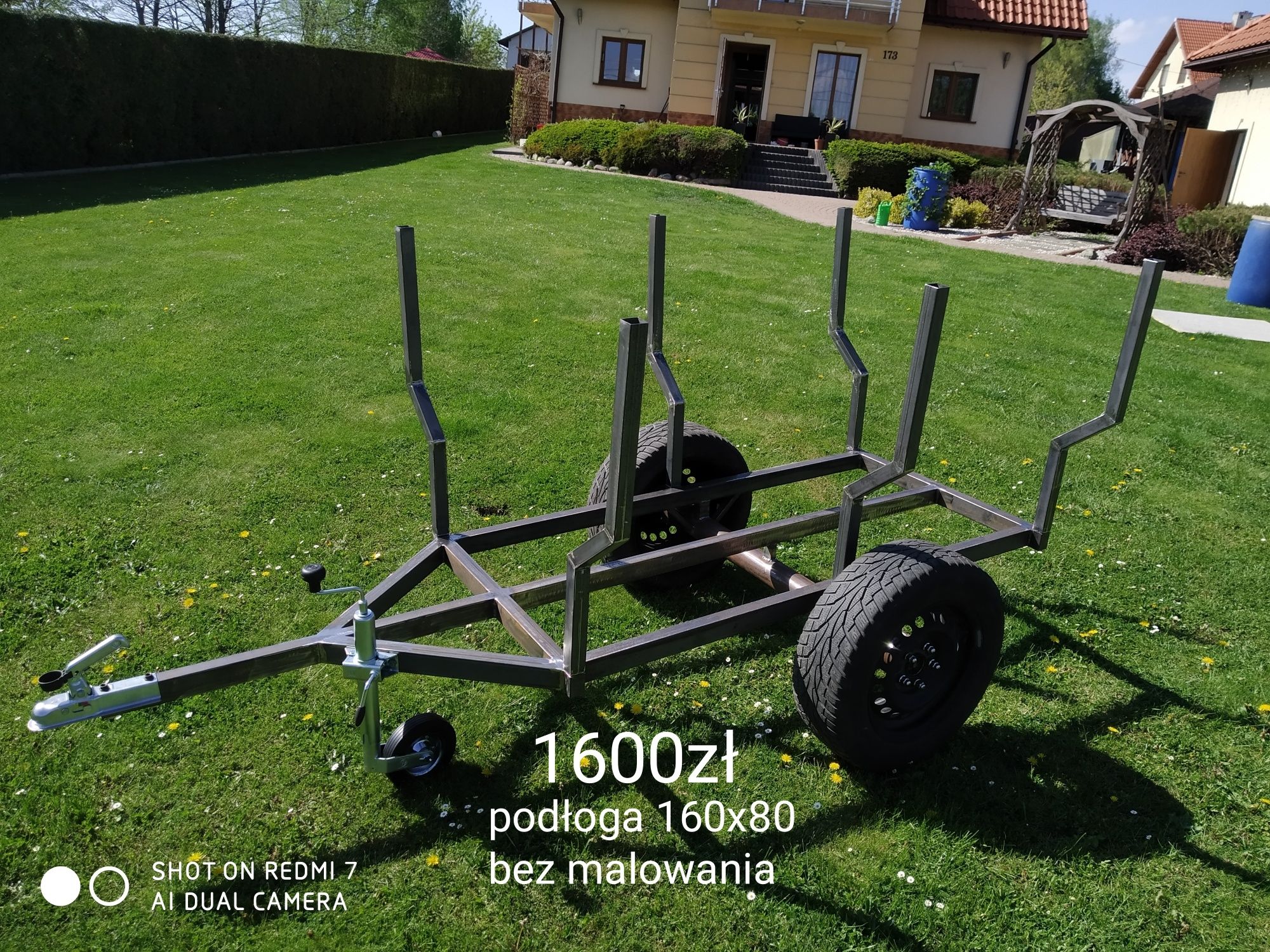 Wózek pod mauzer na budowę do ogrodu pod quada traktor