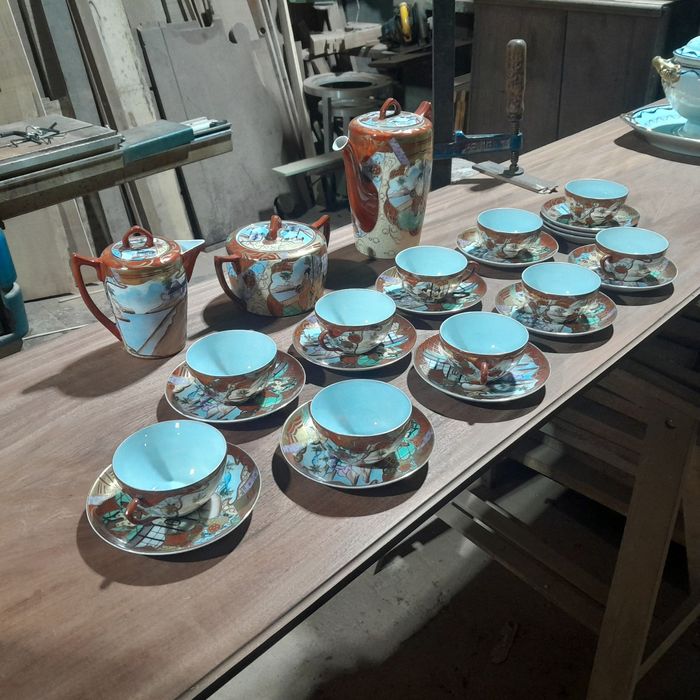 Serviço de chá vista alegre