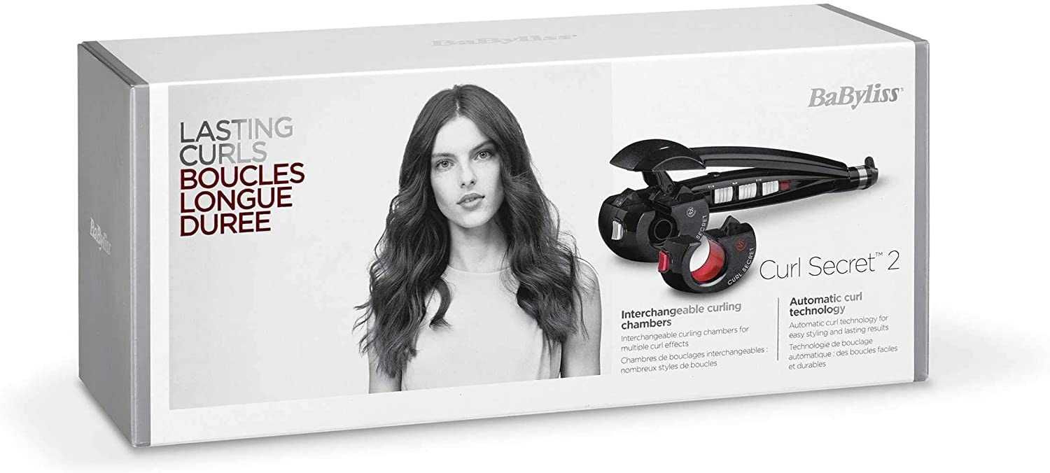 стайлер щипцы для завивки волос Babyliss C1300E Curl Secret 2 с двумя