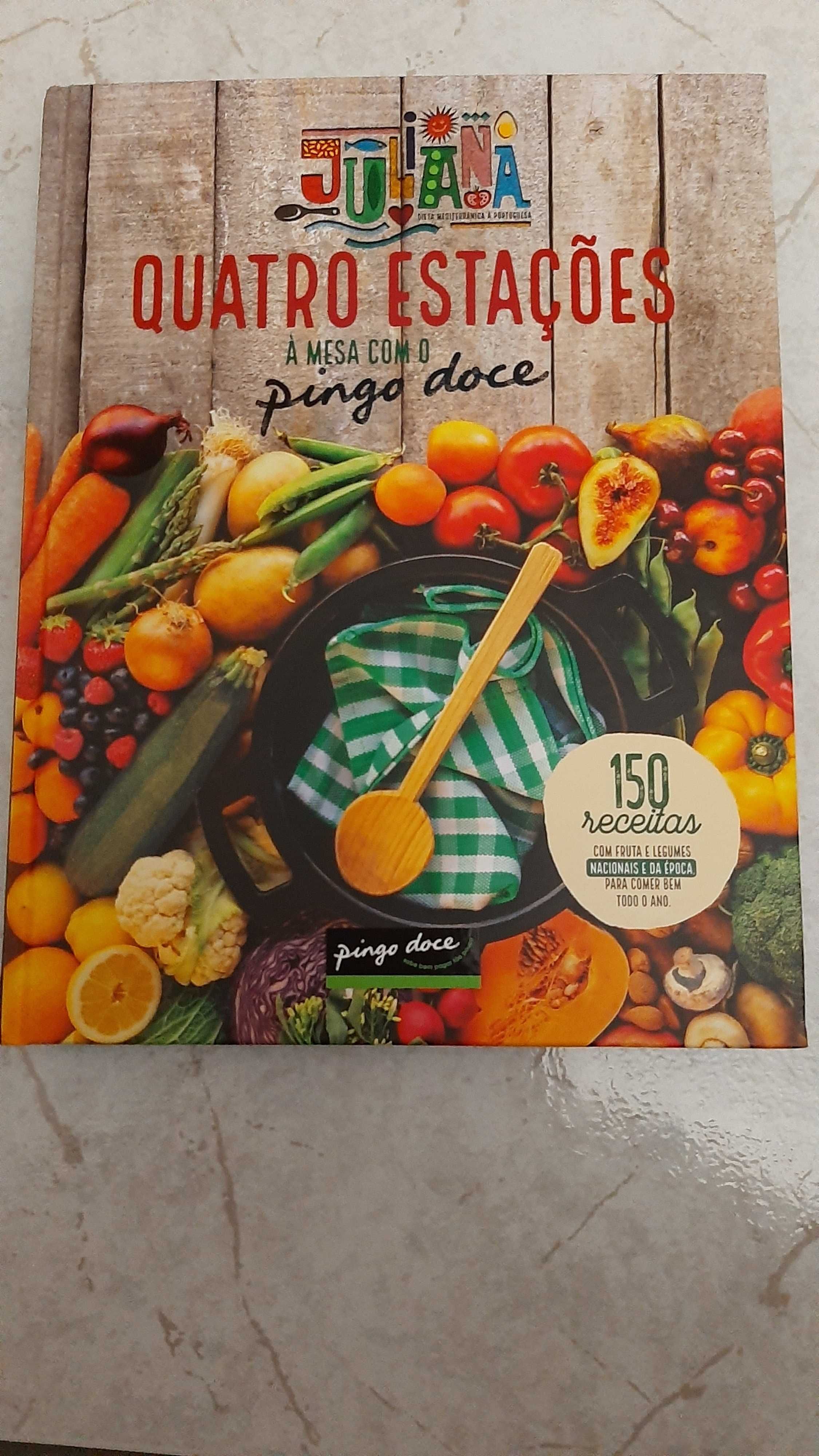 Livro com 150 receitas