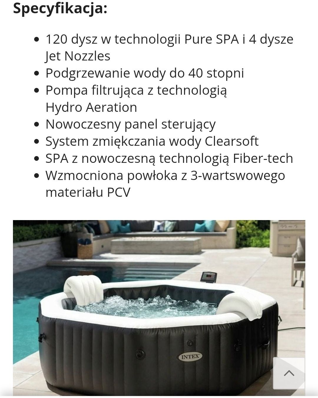 Dmuchane SPA z hydromasażem