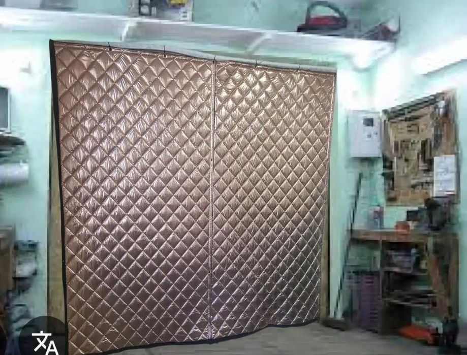 Теплоизоляционные шторы для беседки, гаража, склада; термо штори