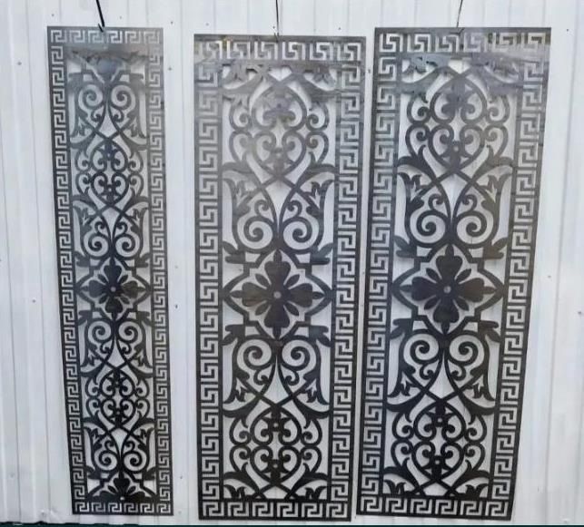Лазерна різка металу Декоративні металеві вставки Ворота жалюзі Паркан