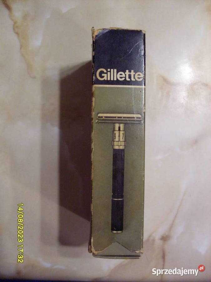 Maszynka Gillette do golenia na żyletki z U.S.A.