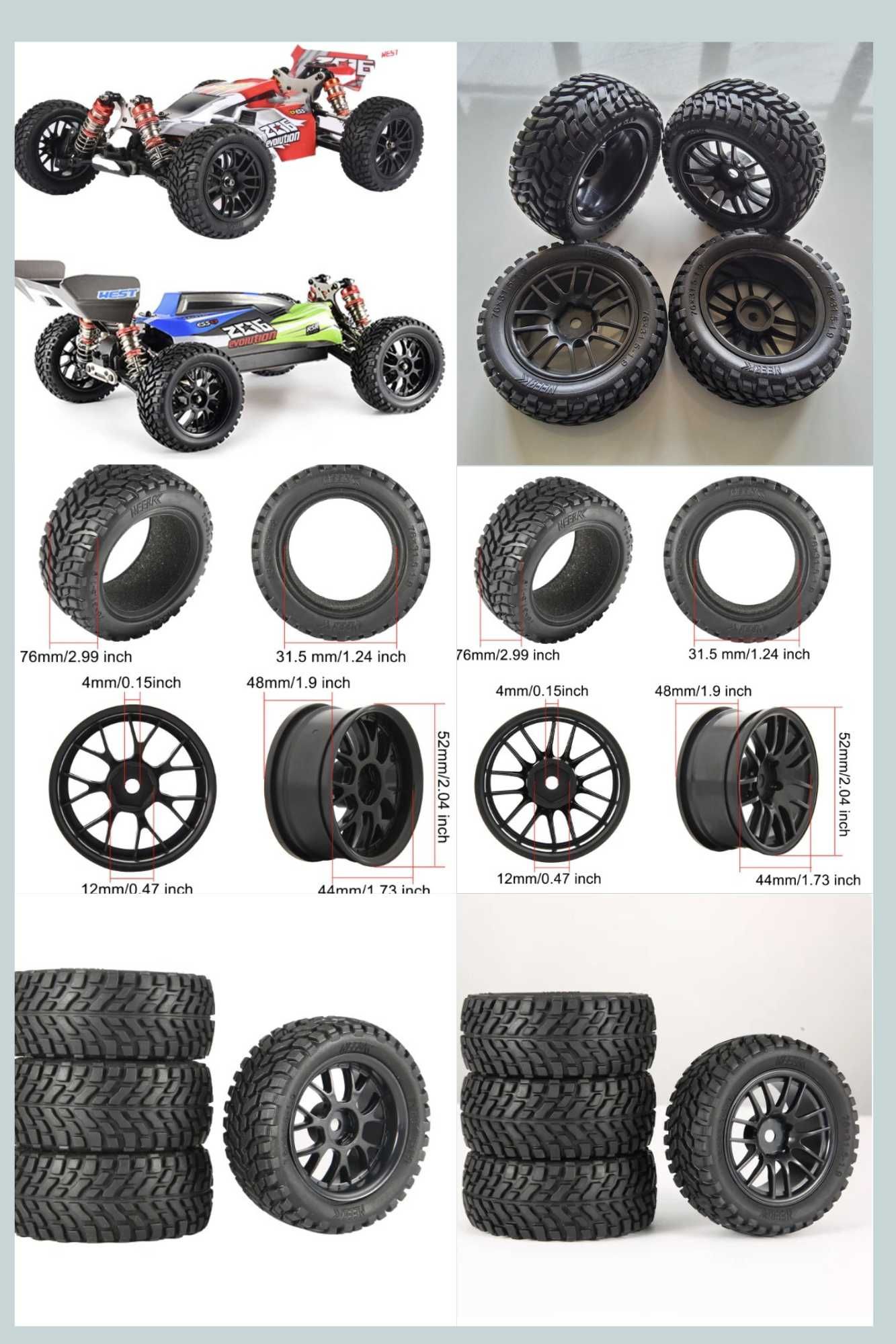 Запчастини для RC Car WLtoys 144001, 144017 та ін.