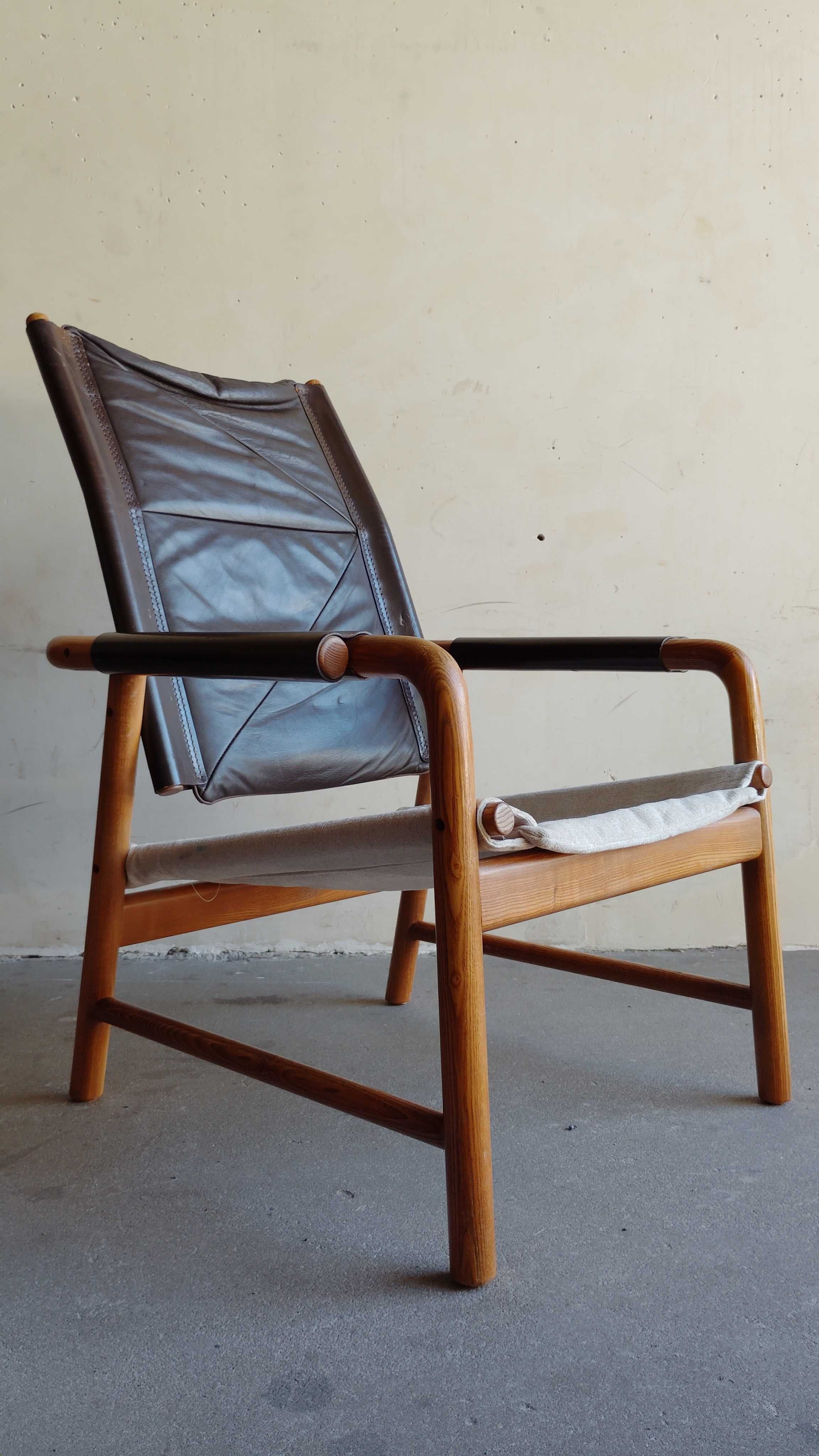 Safari, skandynawski fotel, lata 60