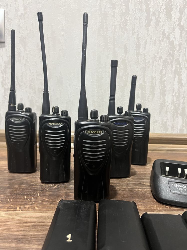радиостанция, рации kenwood 5 штук tk-2260,3207