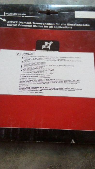 Disco de corte água