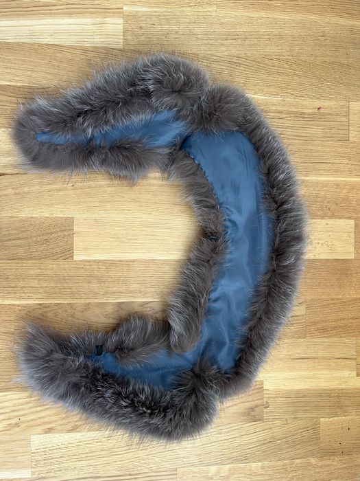 Kołnierz z lisa naturalny