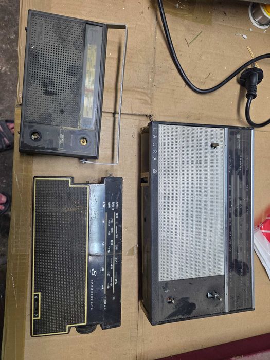 Zestaw starych radii okazja prl i inne